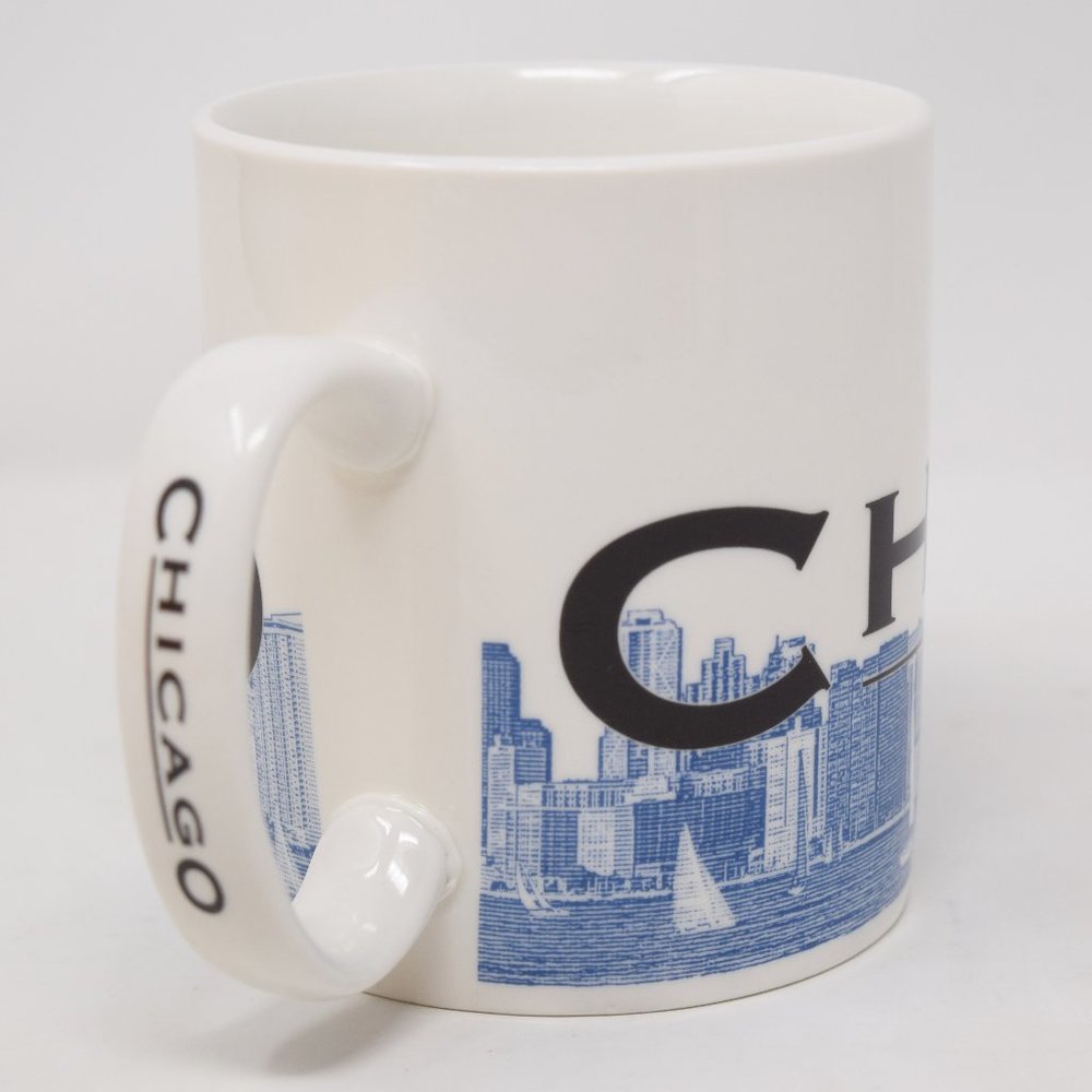 Starbucks Chicago Barista Skyline Series Mug 2002 16 oz Coffee Tea Cocoa - Picture 6 of 11